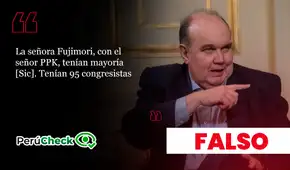 Es falsa la afirmación de Rafael López Aliaga sobre la cantidad de fujimoristas en el Congreso de 2016