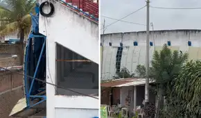 El deplorable estado del estadio de Unión Comercio inaugurado en el año 2017: recinto se encuentra con el techo colgando