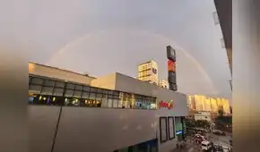 Arcoiris sorprende a limeños tras lluvias de verano: así se observó desde diversos distritos de la capital