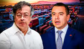 Ecuador elevará aranceles al 50% a Colombia ante la falta de "medidas efectivas" contra el crimen organizado