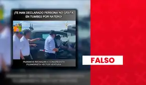 Congresista Héctor Ventura sí fue increpado por un ciudadano, pero video no es actual: ocurrió en el 2023 en Tumbes