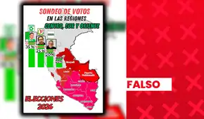 Es falso que Charlie Carrasco lidere encuestas presidenciales en centro, sur y oriente del Perú con 35%