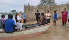 Lambayeque: más de 80 personas aisladas en Mórrope tras desborde del río La Leche