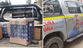 César Acuña: militantes de APP son captados regalando tarros de leche en SMP con el logo del partido