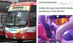 Choferes de buses Excelentes Unidos en Ate son víctima de reglaje por extorsión: "No quiero llevar a un compañero en un ataúd"