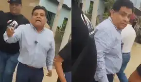 Vecina de Trujillo increpa a congresista Juan Burgos durante su visita: "Nosotros los mantenemos”