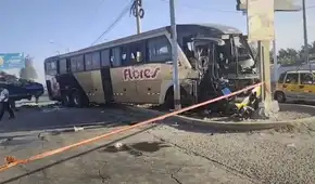 Triple choque en la Panamericana Sur: mueren suboficial PNP y pasajero de bus interprovincial en Ica
