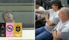 Jean Ferrari responde sobre supuesta imagen de él y Mano Menezes durmiendo en partido de Liga 1: "Si vas a deformar la foto, hazlo bien"