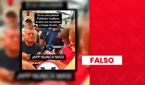 César Acuña sí fue increpado por un poblador en Trujillo, pero no en campaña presidencial, sino cuando era gobernador regional