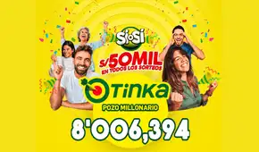 Sorteo de La Tinka HOY miércoles 4 de marzo de 2026: premios, jugada ganadora y Pozo Millonario