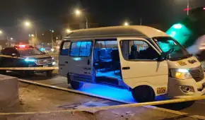 Disparan al menos 5 balazos contra combi de la empresa Acorsa en el Callao y dejan tres heridos