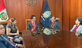 Presidente de CSJAR recibe visita protocolar de nueva junta directiva del Colegio de Abogados