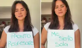 Maricielo Effio reaparece llorando desde los Estados Unidos y confiesa sentirse sola tras no conseguir trabajo como actriz: “Estaré bien”