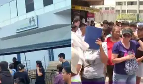 Largas filas en Reniec por caída del sistema en sede de San Luis: ''Nos dijeron que volvamos mañana''