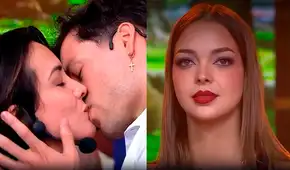 Patricio Parodi y Rosángela Espinoza se dieron un beso de telenovela en ‘Esto es guerra’: Flavia López no ocultó su incomodidad