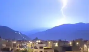 Relámpagos y descargas eléctricas sorprenden a vecinos de Chosica, Chaclacayo y otros distritos de Lima Este