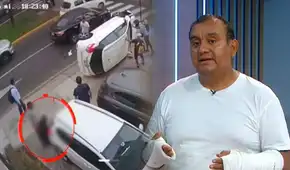 Chofer atropella a hombre que iba por la vereda en Jesús María y termina volcado al chocar con otro auto