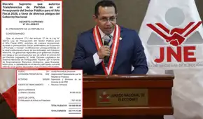 Gobierno asigna S/ 100 millones al JNE tras reunión de Roberto Burneo con el MEF