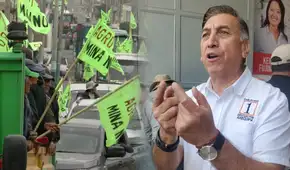 Candidato de Fuerza Popular cuestiona protestas contra Tía María y dice que manifestantes “son gente pagada”