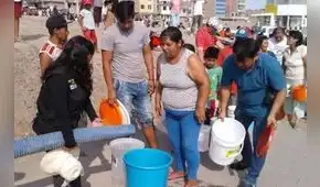 Desesperación en Mala por falta de agua: vecinos cargan baldes y recurren a vertientes no potables