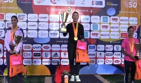 Perú conquista Eslovaquia: Evelyn Inga y Kimberly García logran el primer y segundo lugar en los 21 km de marcha de Dudinská 50