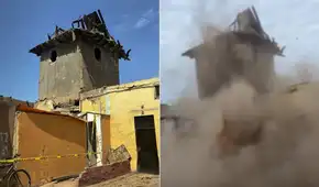 Colapsa histórico Mirador del Marqués de Montesclaros en el Rímac: casona tenía más de 250 años