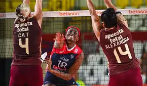 San Martín se queda con el segundo lugar: venció 3-0 a Universitario en la última fecha de la fase 2 de la Liga Peruana de Vóley