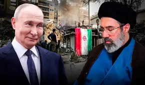 Putin asegura "apoyo inquebrantable" al hijo de Alí Jamenei: "Rusia seguirá siendo un socio fiable"