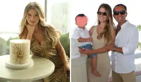 Brunella Horna festeja su cumpleaños a lo grande con el grupo argentino Agapornis y Richard Acuña le dedica tierno mensaje: "Un año más a tu lado"