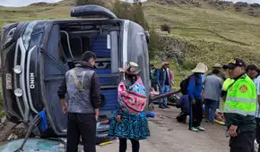Bus que partió de Cusco registró volcadura en Chumbivilcas: reportan una mujer fallecida y 39 heridos