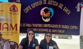 Corte del Santa participa en actividades de prevención de la violencia familiar