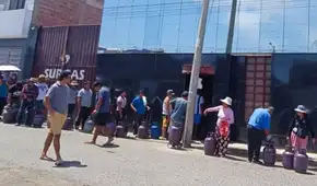Tacna: largas colas en planta envasadora por alza del precio del balón de GLP