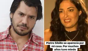 Andrea Luna asegura que Pietro Sibille aparecía inesperadamente por su casa y su padre tuvo que intervenir: "Por muchos años tuve miedo"