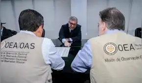 Misión de observadores de la OEA se reúne con jefes de ONPE y JNE para evaluar desarrollo de las elecciones 2026