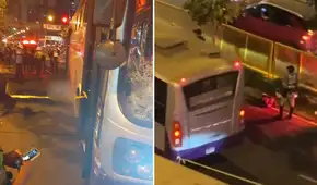 Bus de Corredor Morado atropella y mata a hombre frente al Hospital del Niño en la avenida Brasil