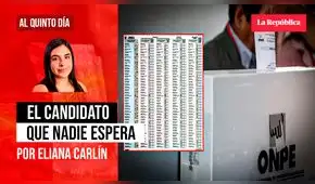 El candidato que nadie espera, por Eliana Carlín