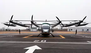 Un nuevo 'taxi volador' supera en China su primera prueba de vuelo: cuenta con una capacidad de 10 pasajeros