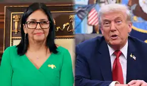Delcy Rodríguez pide a Donald Trump levantar sanciones contra Venezuela durante reunión con delegación de Colombia
