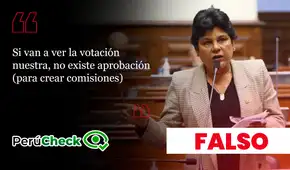 Renovación Popular sí votó por la creación de comisiones especiales en el Congreso, contrario a lo afirmado por Norma Yarrow