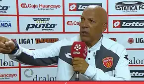 Roberto Mosquera lanza dura crítica a su jugador por hacerse expulsar en Liga 1: "No vamos a seguir permitiendo irresponsabilidades"