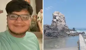 Joven estudiante de Ingeniería desaparece en Punta Negra tras caer al mar: familia pide más apoyo para ubicarlo