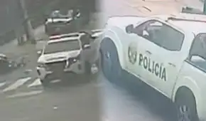 Denuncian que camioneta de la Policía se da a la fuga luego de atropellar a motociclista en La Victoria