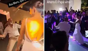 Carlos Alcántara se robó el show durante el matrimonio de su hijo con enérgicos pasos de baile: "¡Asu, mare! Qué tal Dragón"