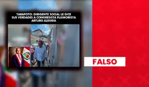 Ciudadano sí increpó a congresista Arturo Alegría en Tarapoto, pero video no es actual: ocurrió en 2024