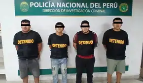 Capturan a ‘Los Chukys de Manchay’, banda implicada en extorsión, sicariato y tráfico de terrenos