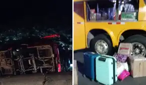 Bus se despista y deja cinco heridos en Huancavelica: unidad habría sufrido fallas mecánicas
