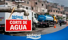 Corte de agua en Lima: Sedapal anuncia 16 horas sin servicio este 21 de marzo y estos distritos serán afectados