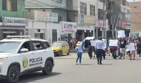 Chiclayo: transportistas marchan contra los elevados precios de los combustibles