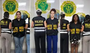 Caen tres implicadas en Los Extorsionadores del Mal: exigían S/ 150.000 a comerciantes de muebles del Mercado Central