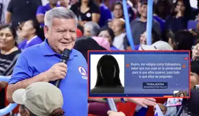 César Acuña: trabajadores de la UCV alertan que son obligados a participar de actividades electorales